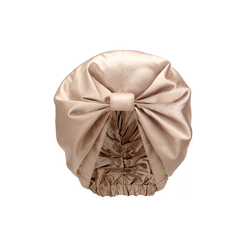 Silver Cloud hair wrap infused with silver ions - caramel - British product