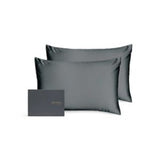 Silk Addict Mulberry Silk Pillowcase Charcoal 75x50cm (British brand)