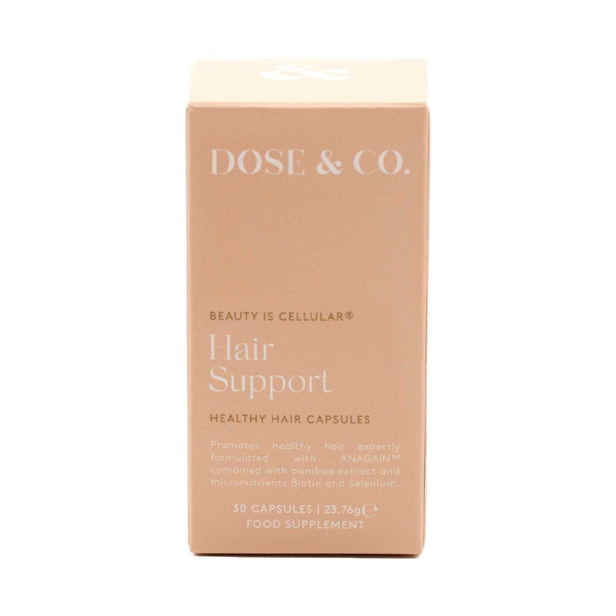 Dose & Co Hair & Scalp Support 30 capsules (British brand)