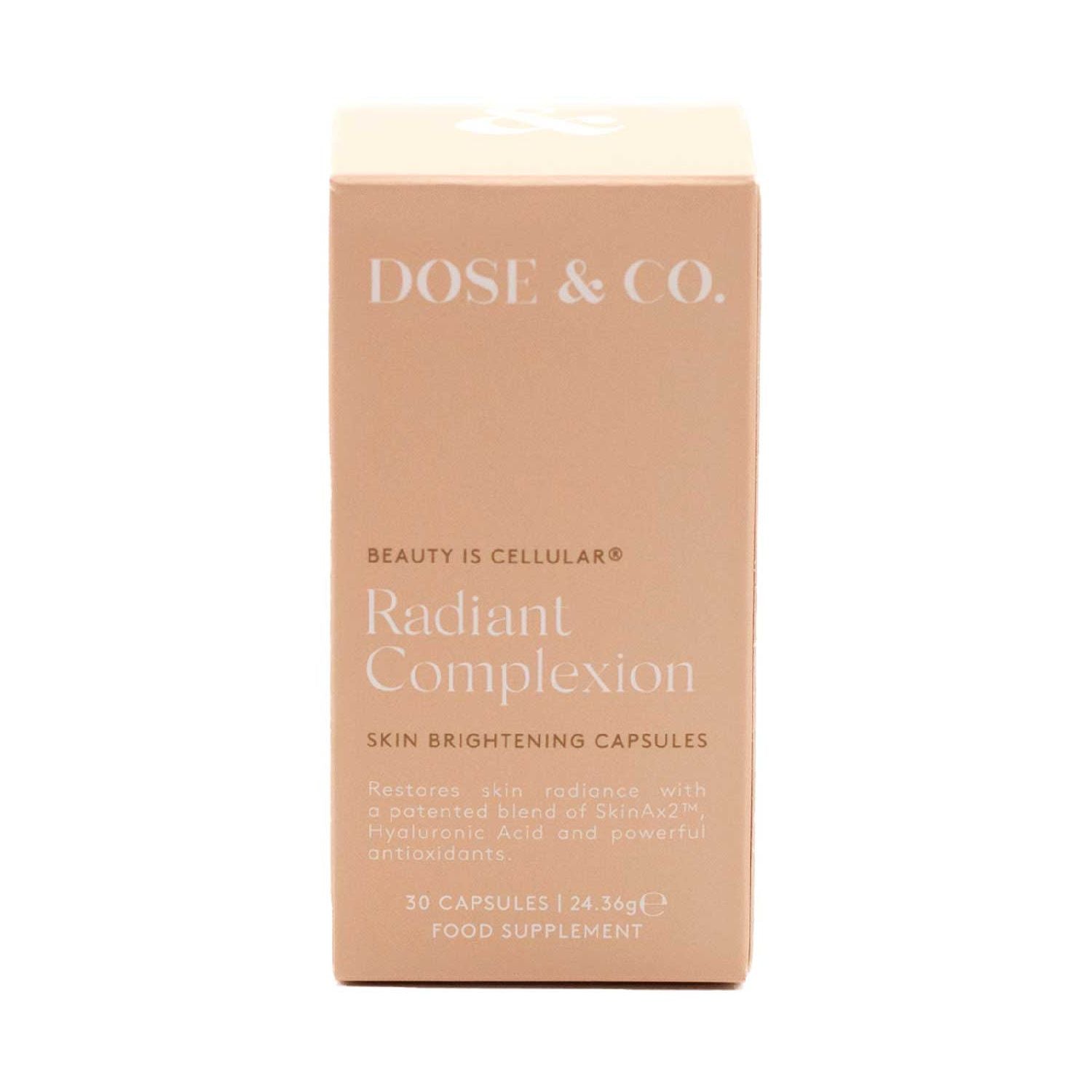 Dose & Co Radiant Complexion supplement 30 capsules (British brand)