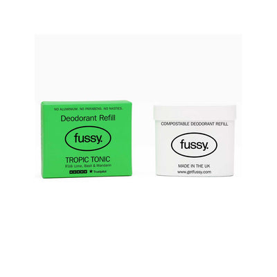 Boots Fussy Natural Deodorant Refill Tropic Tonic 40g- Buy online at McGrocer