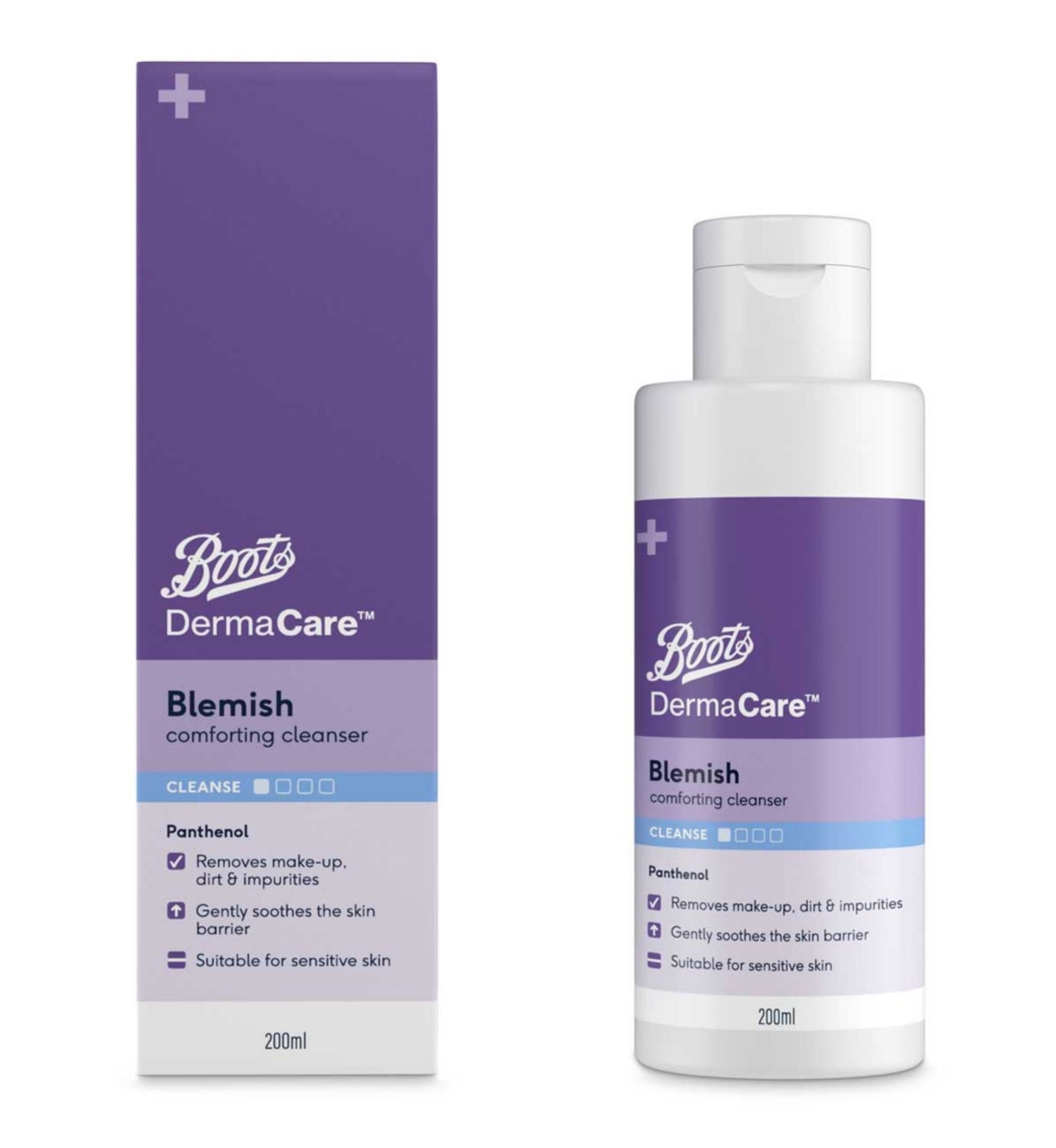 Boots Dermacare Blemish Cleanser 200ml, UK version