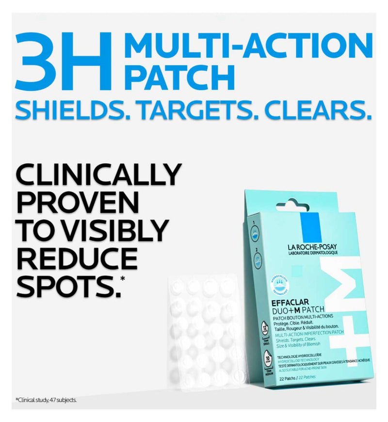 La Roche Posay Effaclar Duo+M spot patches 22 patches (British brand)