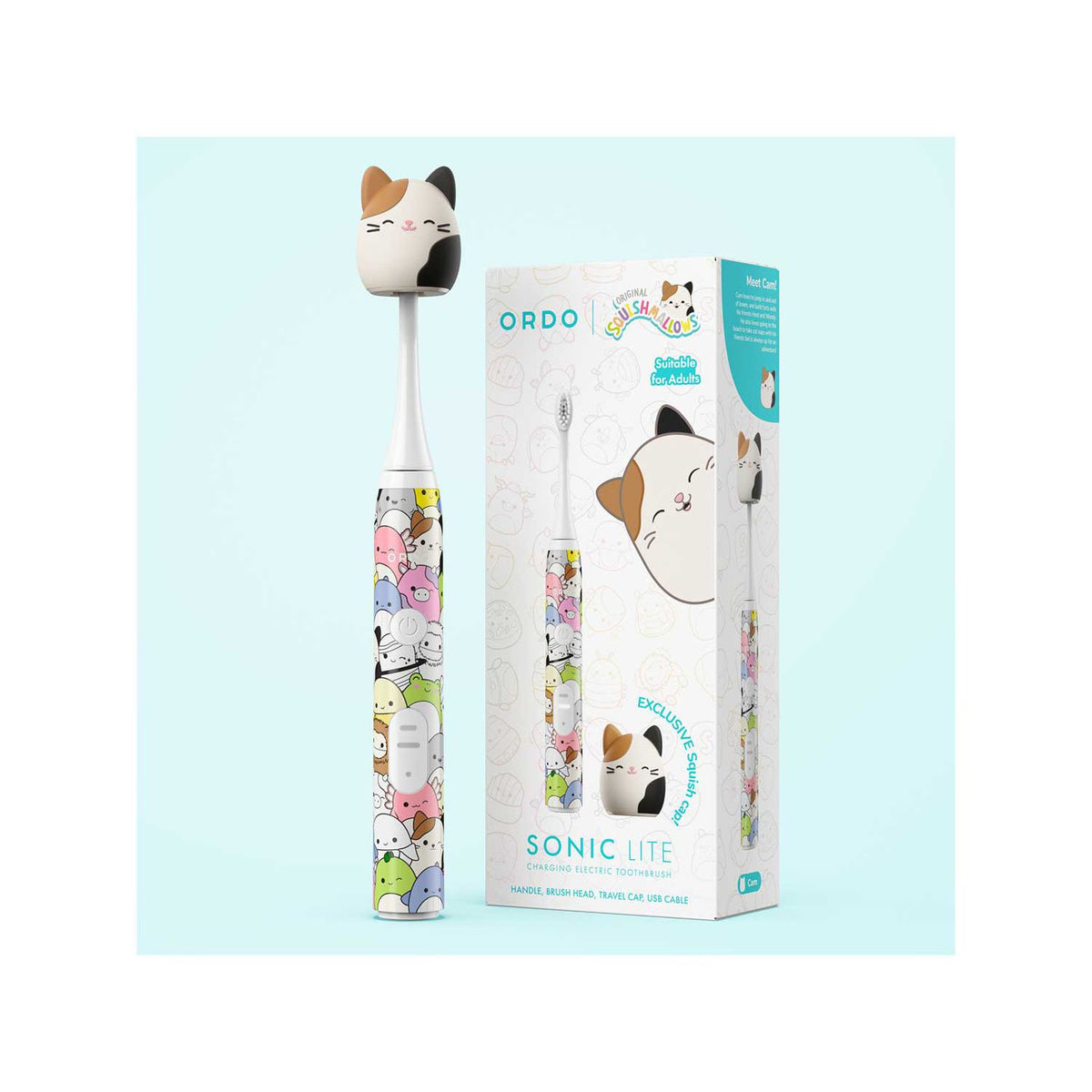 Ordo Sonic Lite Squishmallows Electric Toothbrush, imported from the UK
