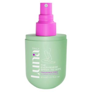 Spray corporel Luna Daily sans parfum 80 ml, importé du Royaume-Uni