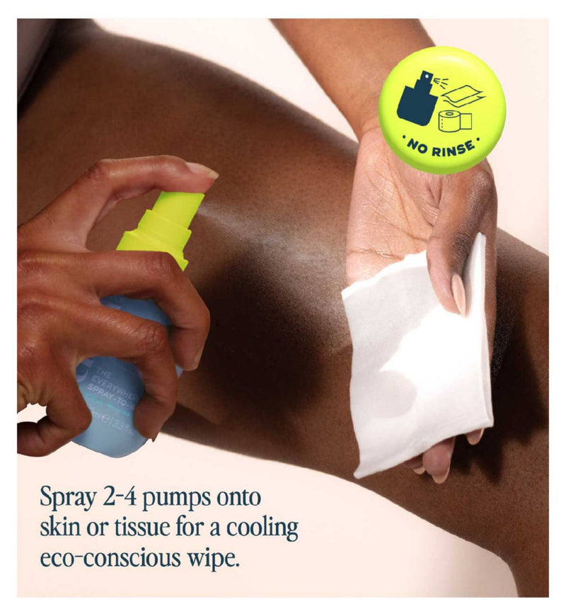 Luna Daily cooling spray-to-wipe Waterlily & Citrus 80ml, imported from the UK