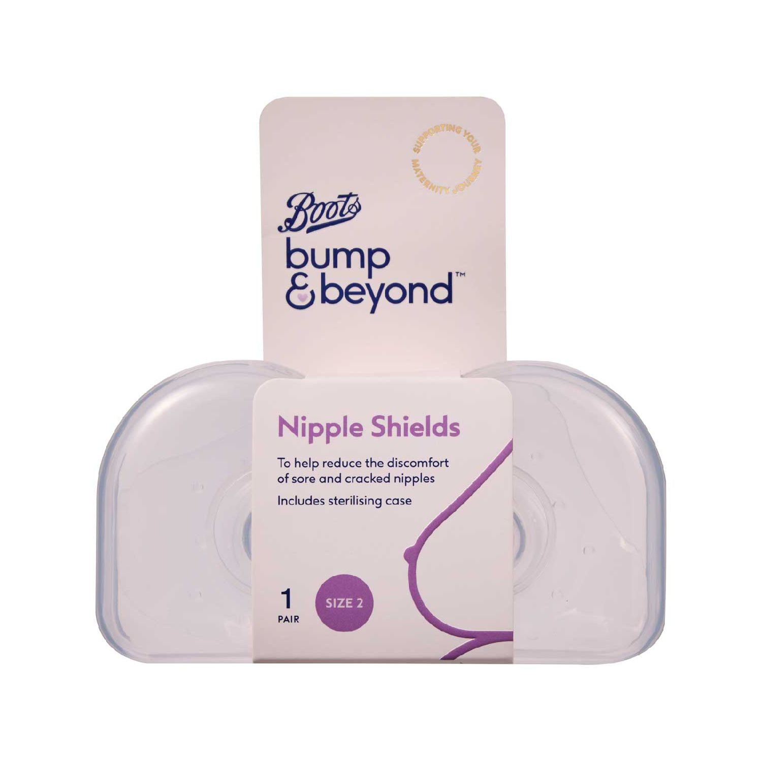 Boots nipple shields size 2 24mm (British brand)