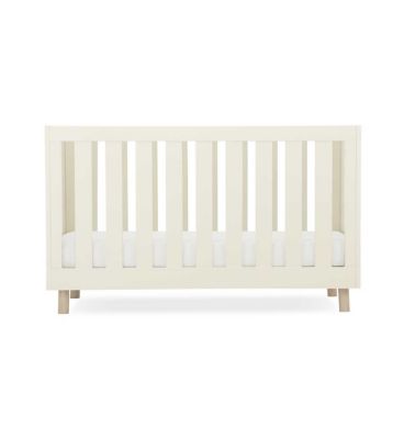 CuddleCo Harper Cot Bed - Cream  Ash