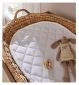 CuddleCo Musa Rattan Changing Basket with Liner - British product