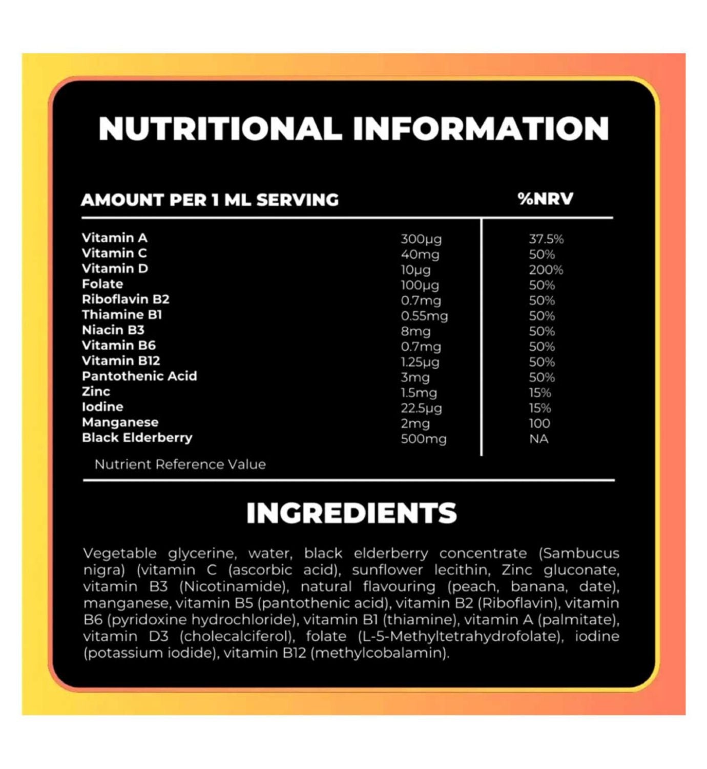Tonic Health baby multivitamin drops 6 to 36 months 30ml (British brand)