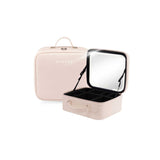 Sensse Glow Up vanity case with LED light mirror - British product