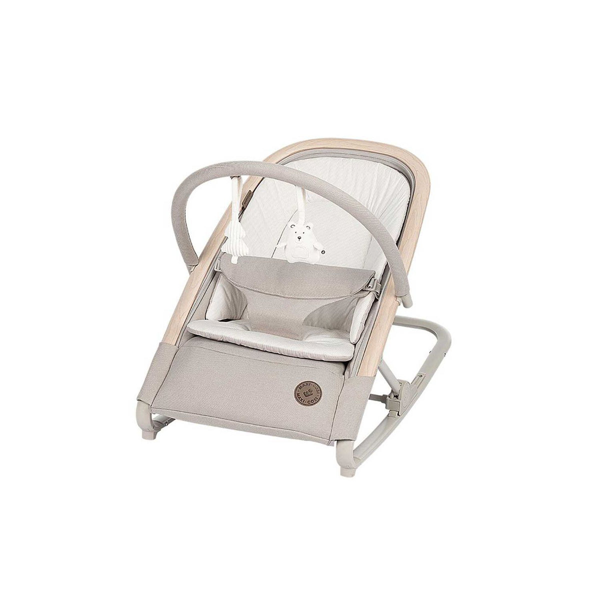 Maxi-Cosi Kori classic beige baby rocker seat with toy arch - British product