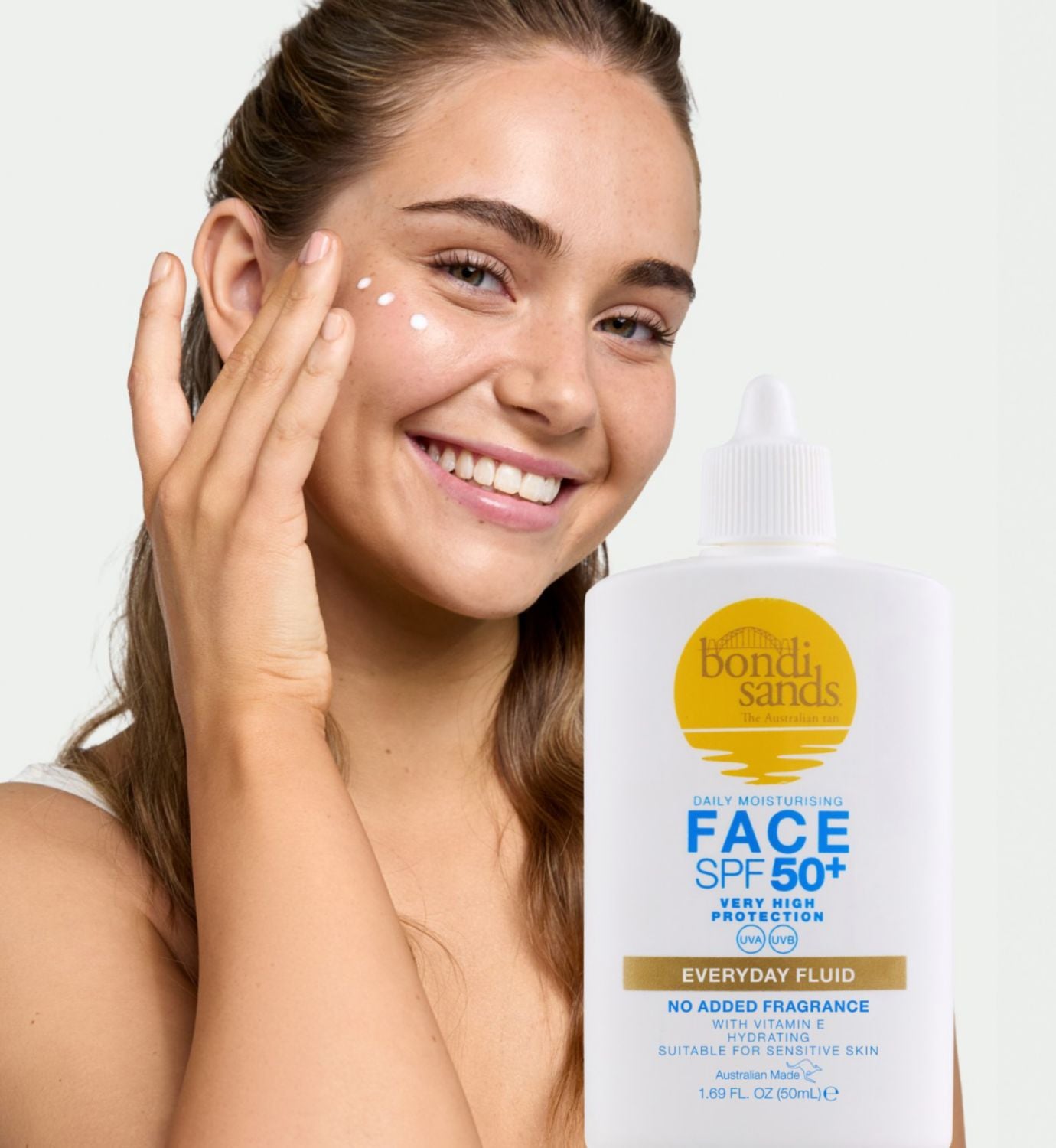 Bondi Sands Non Tinted Face Fluid 50ml - British product