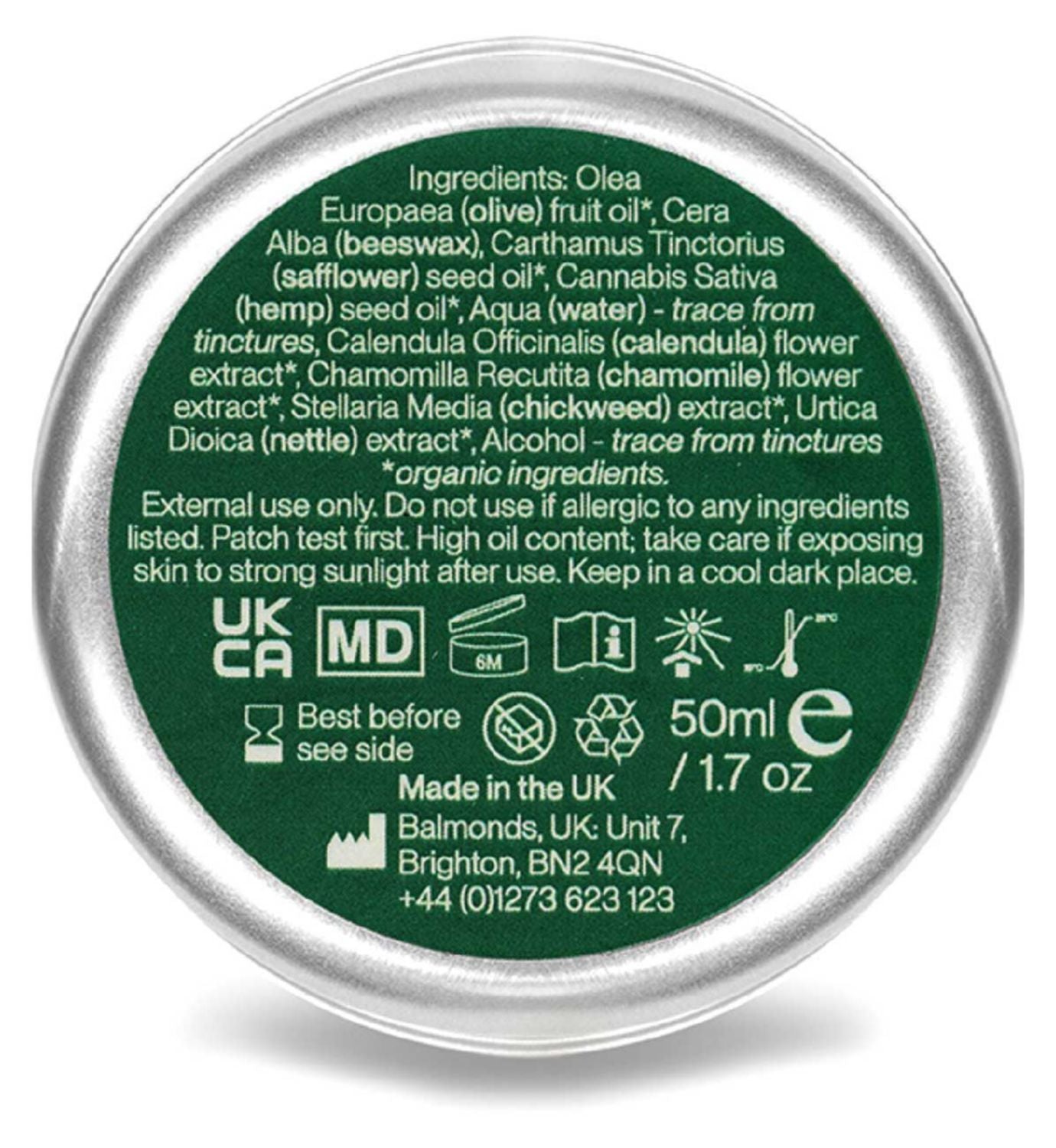 Balmonds Skin Salvation Moisturising Balm Eczema Treatment 50ml - British product