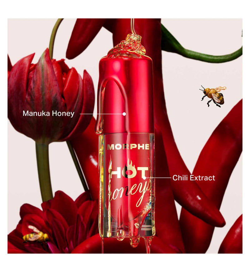 Morphe Hot Honeys Plumping Lip Oil, imported from the UK