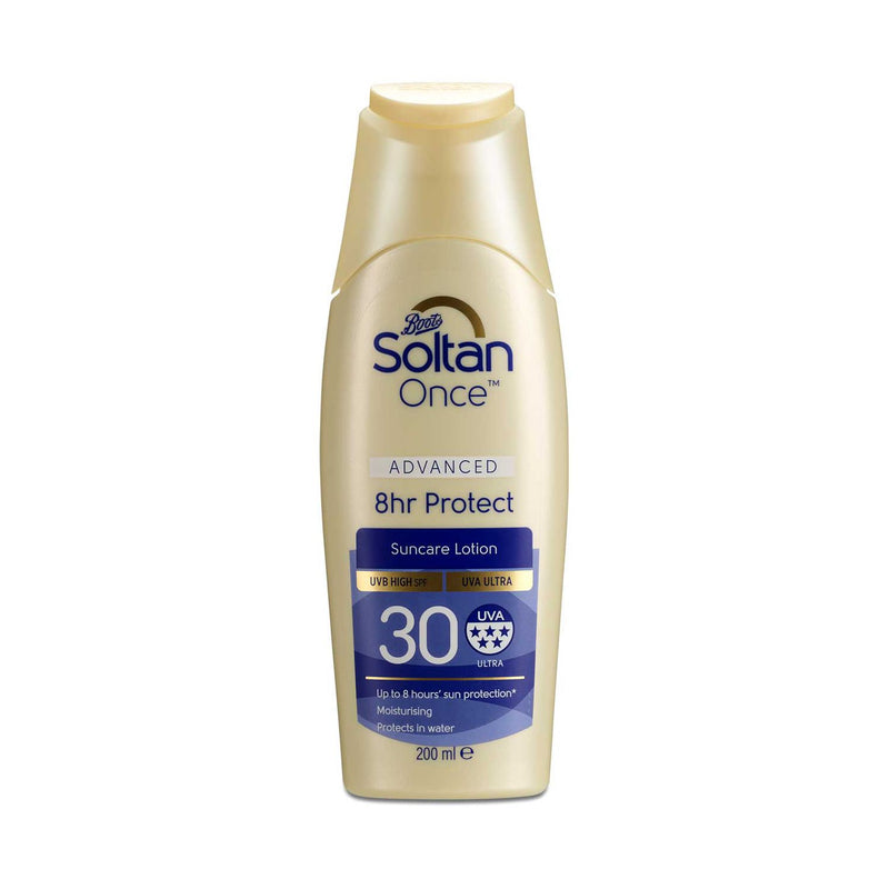 Soltan once advanced sunscreen lotion SPF30 200ml (British brand)