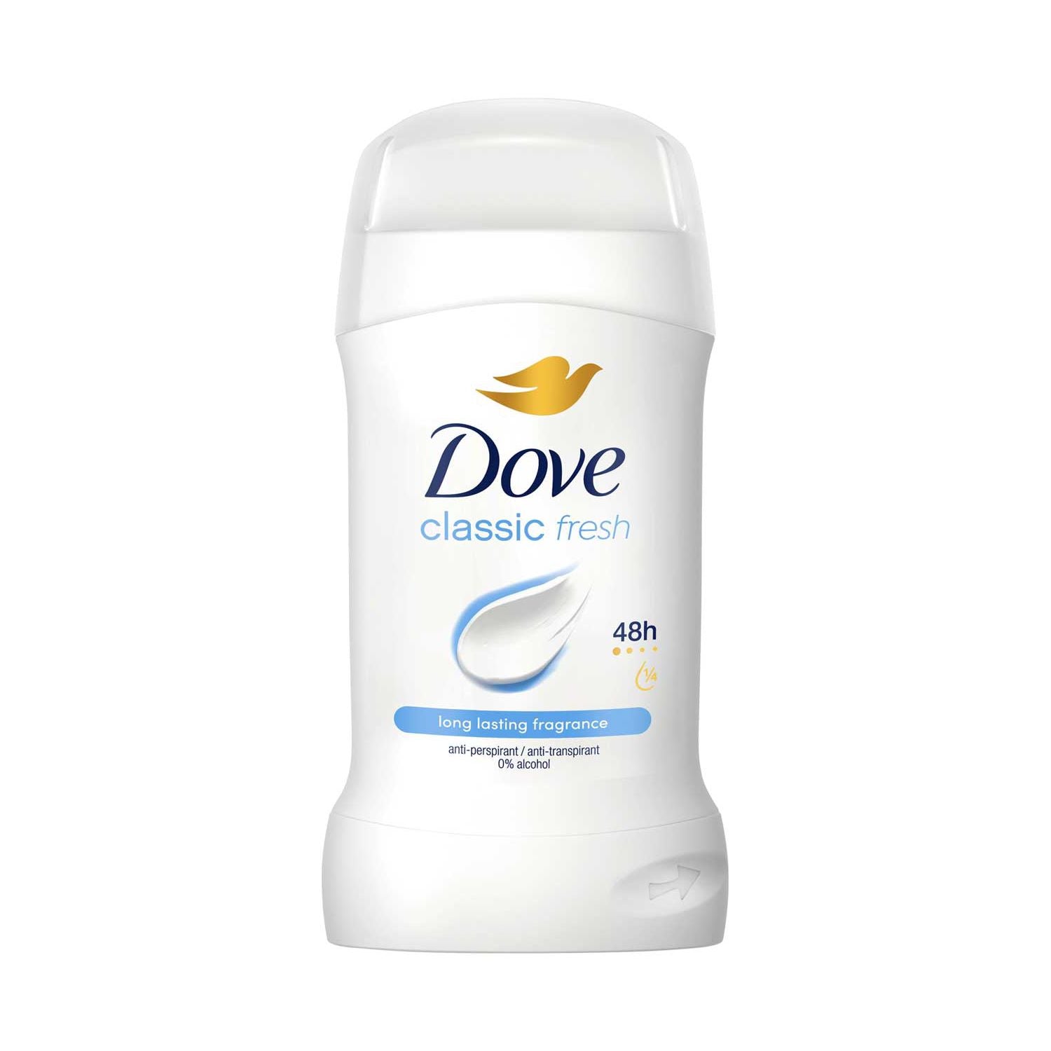 Dove antiperspirant deodorant stick Classic Fresh 50ml (British brand)