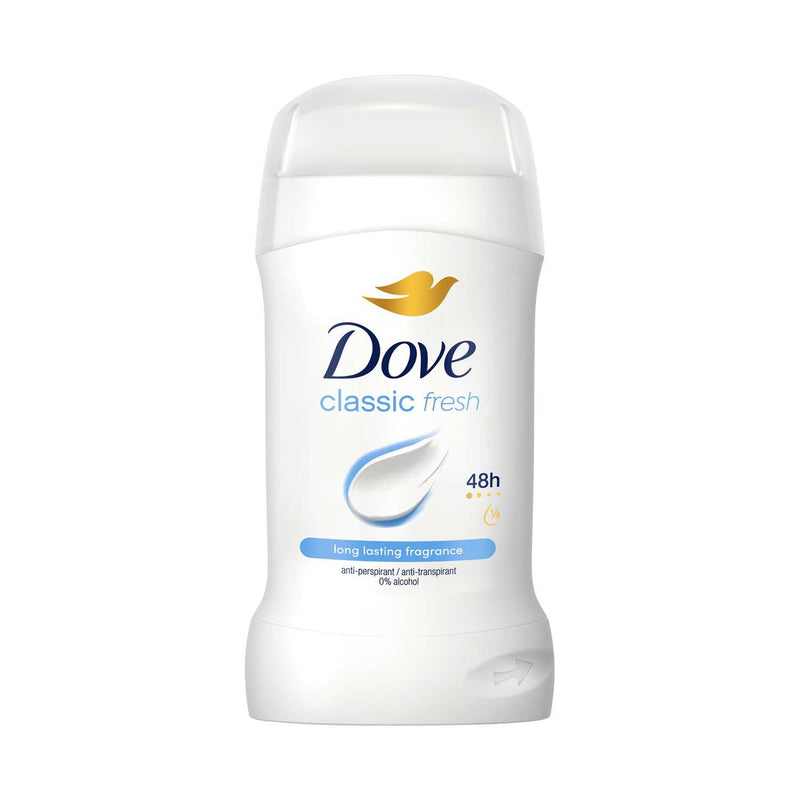 Dove antiperspirant deodorant stick Classic Fresh 50ml (British brand)