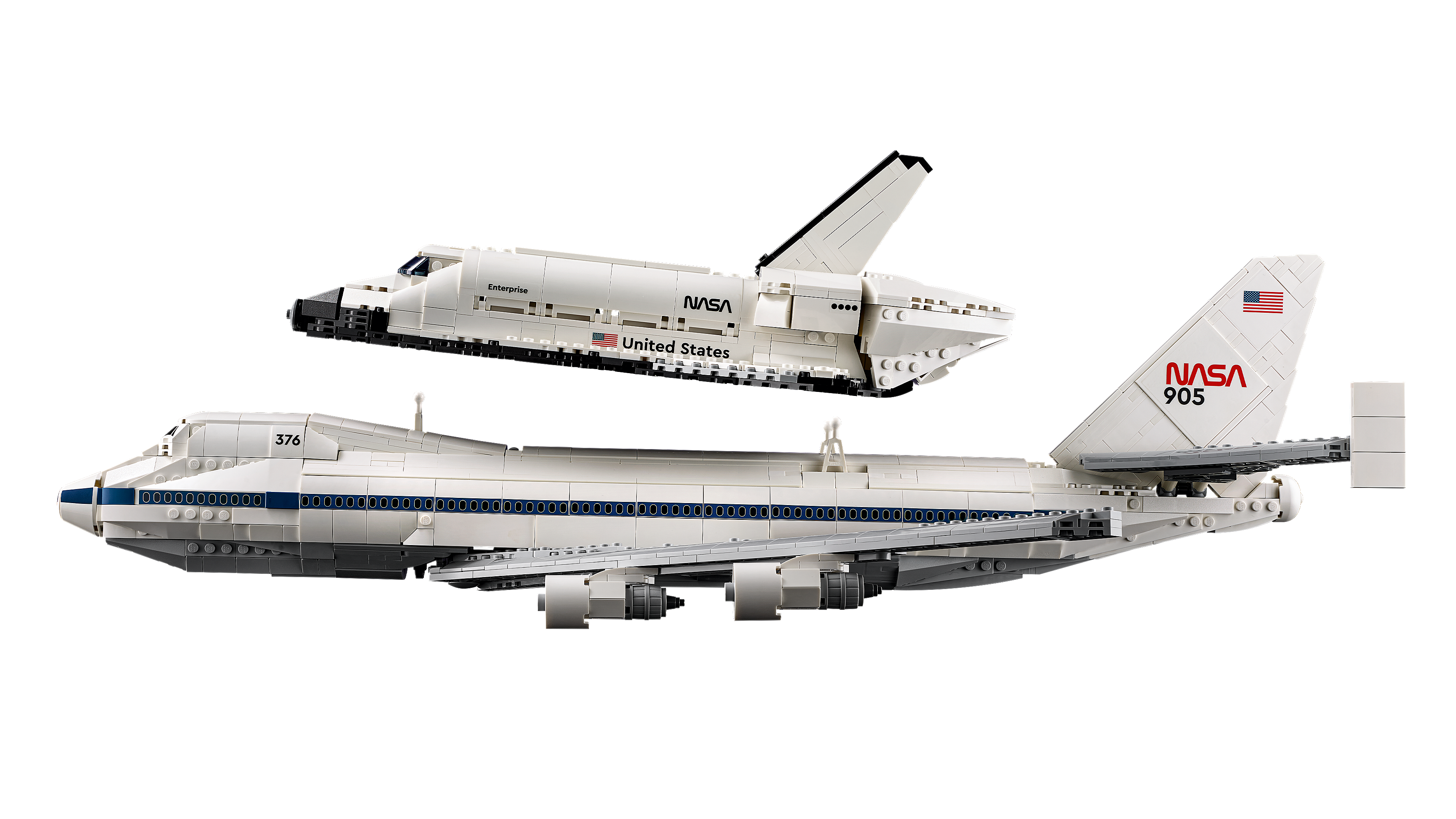 LEGO Shuttle Carrier Aircraft 2417 Pieces (British brand)