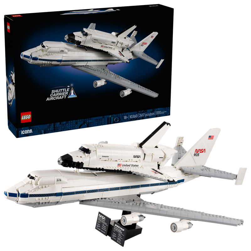 LEGO Shuttle Carrier Aircraft 2417 Pieces (British brand)