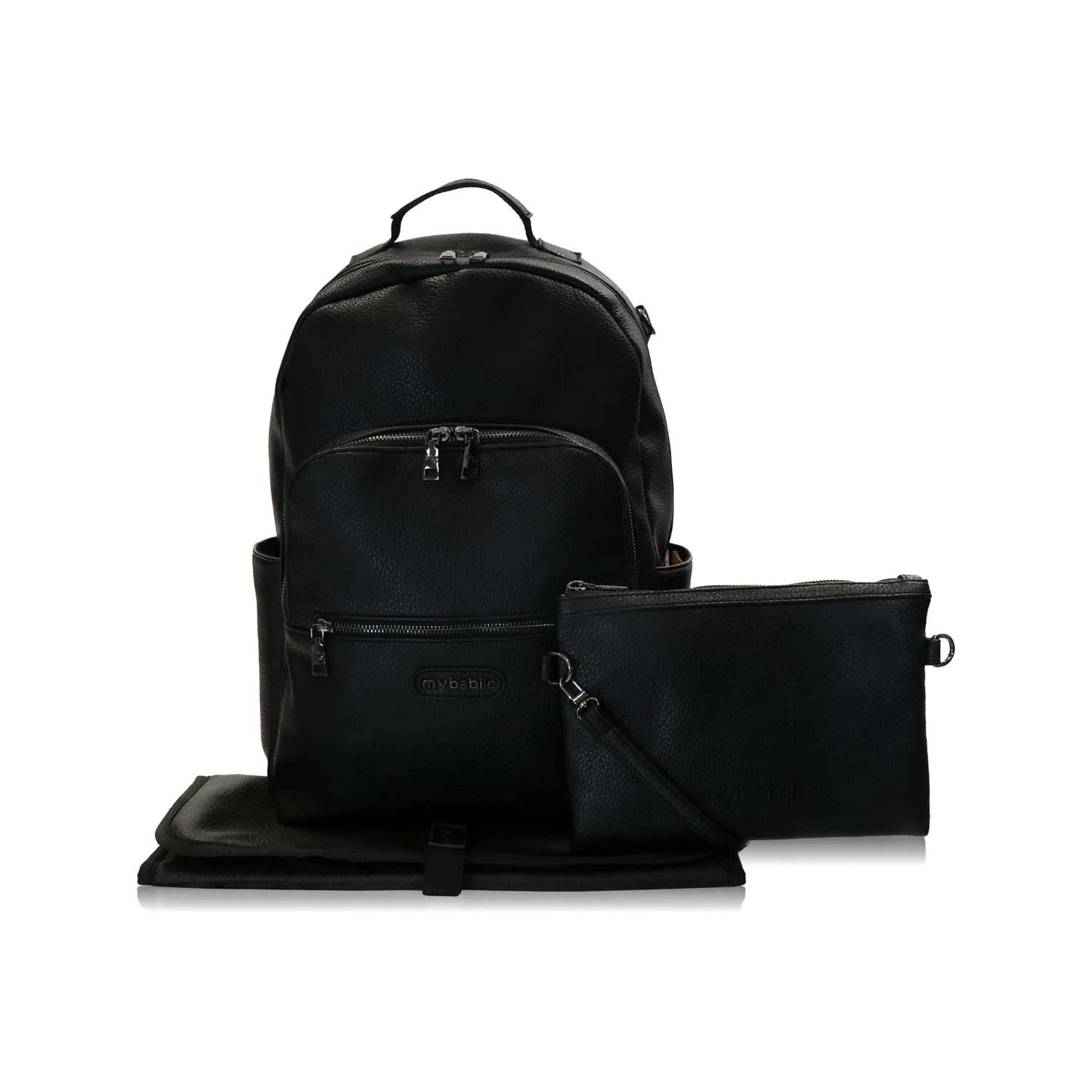 My Babiie changing bag backpack Black/Gunmetal - British product