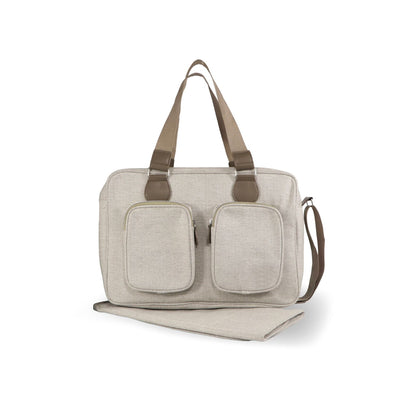 Boots My Babiie Deluxe Changing Bag Oatmeal Herringbone- Buy online at McGrocer