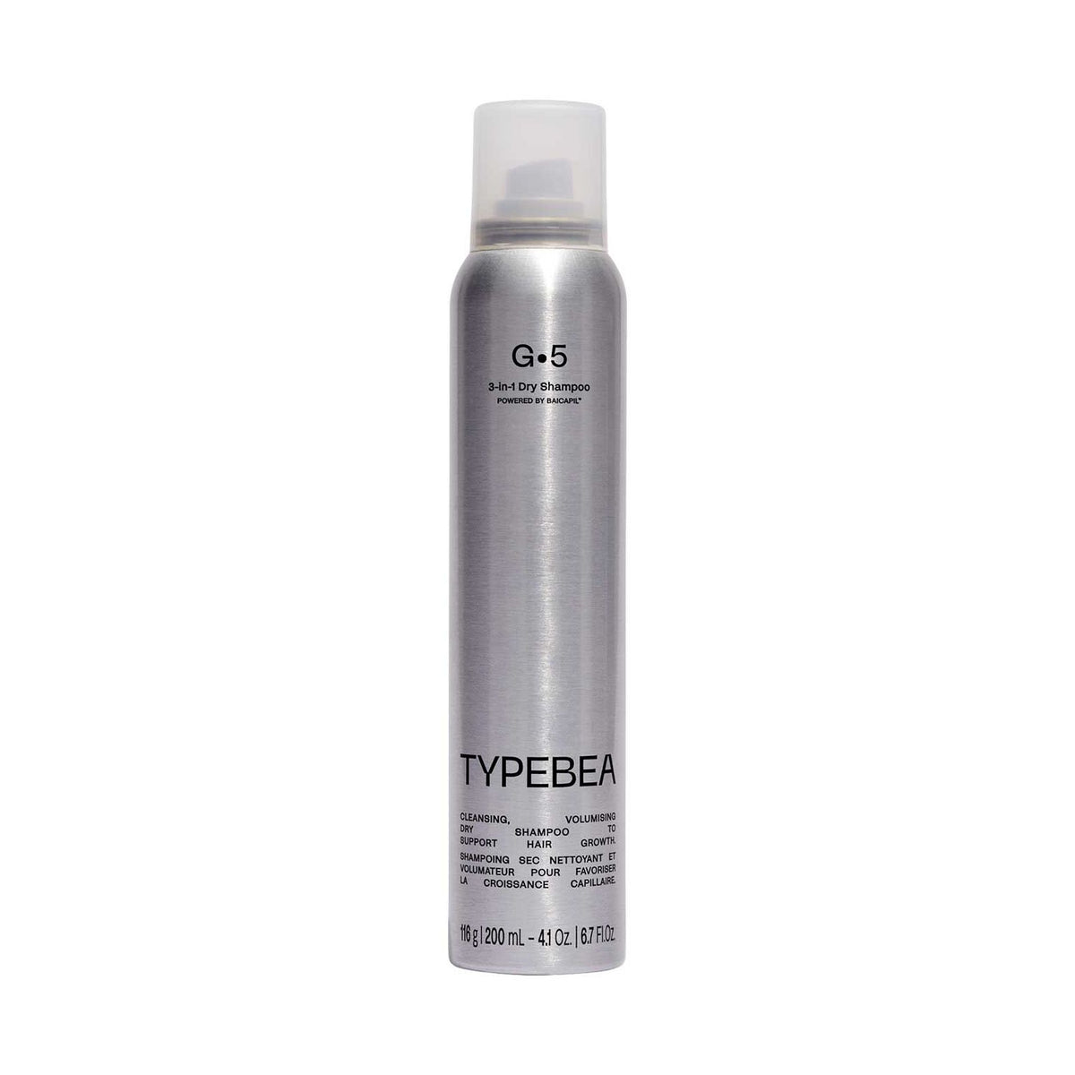 Typebea G5 3 in 1 dry shampoo 200ml (British brand)