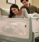 SnuzPod 5 Bedside Crib Bassinet Sage (British brand)