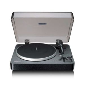 Système stéréo Lenco entièrement automatique avec platine vinyle Bluetooth noire