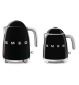 Mini Bouilloire Électrique Smeg Années 50 Style Noir 0,8 Litre