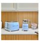 محمصة Smeg 50s بأربع شرائح لون أزرق باستيل