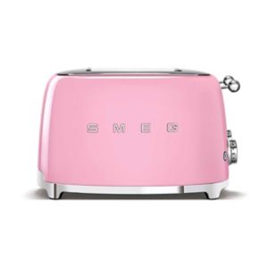 Smeg 4 Slice Toaster Pink Vintage 50s Design (British brand)