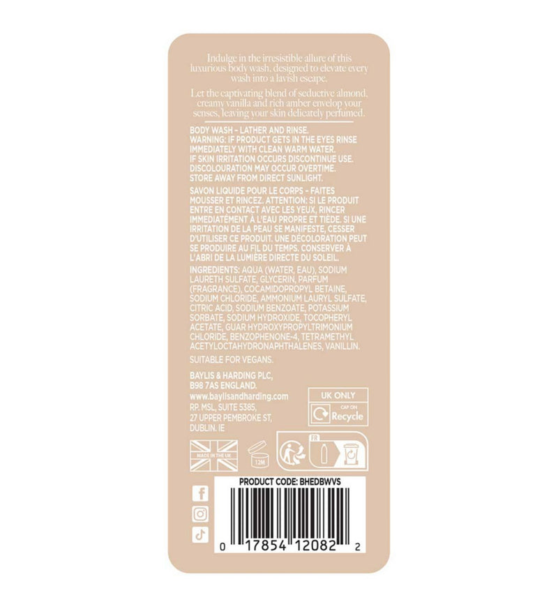 Baylis & Harding vanilla body wash 400ml - British product