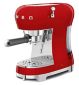 Cafetera espresso Smeg de color rojo (marca británica)