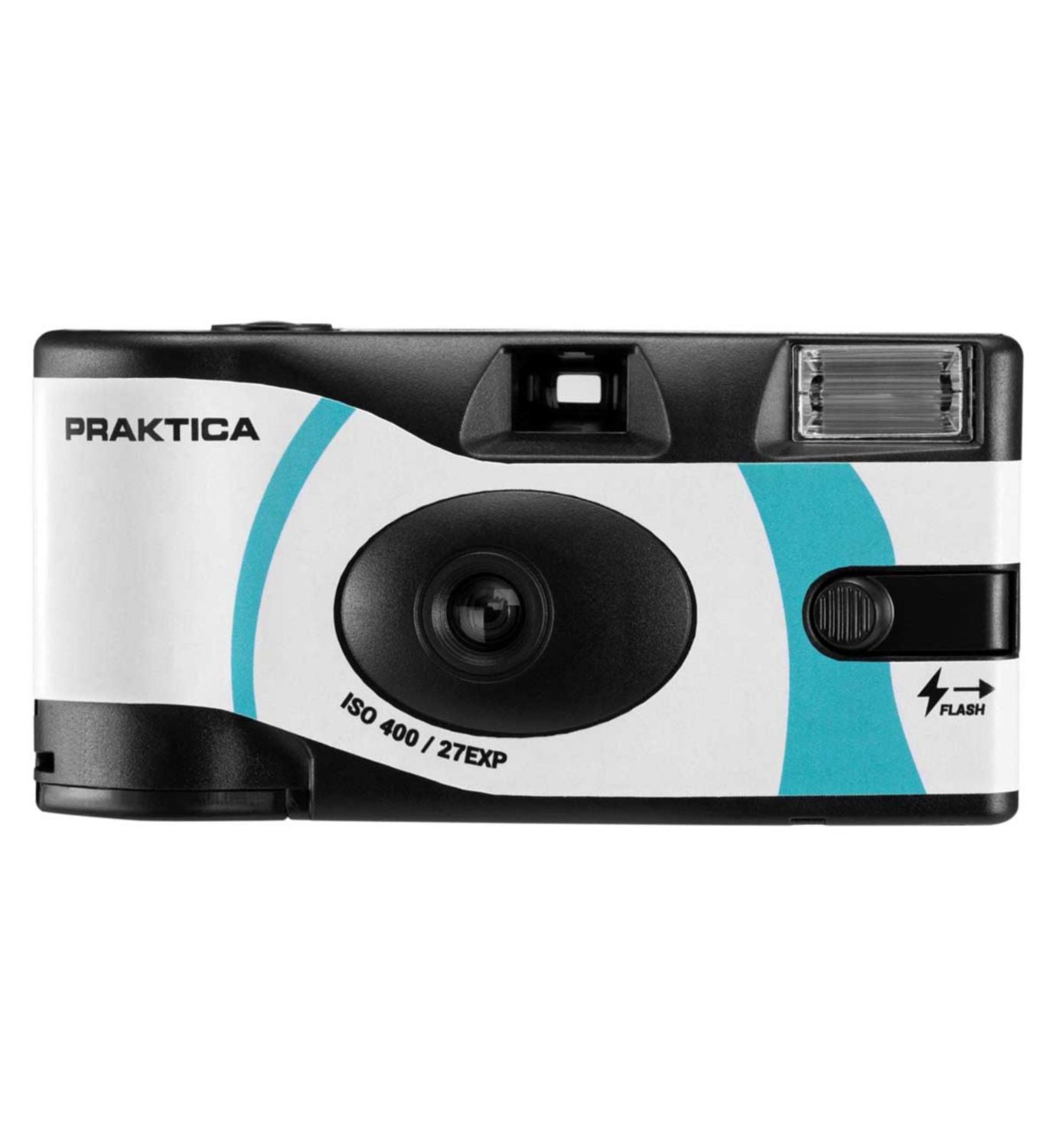 Praktica mint green disposable camera 27 exposures - British product