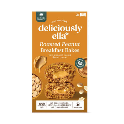 Boots Deliciously Ella Peanut Butter Breakfast Bakes 50g 3s- Buy online at McGrocer