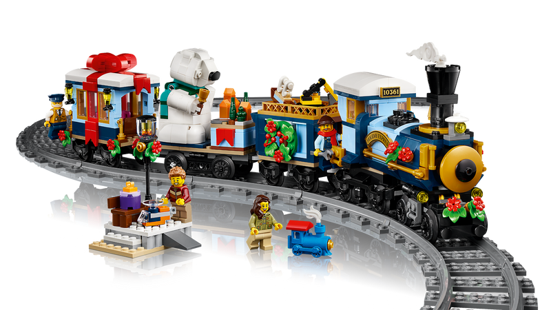 LEGO Holiday Express Train building set 956 pieces, imported from the UK