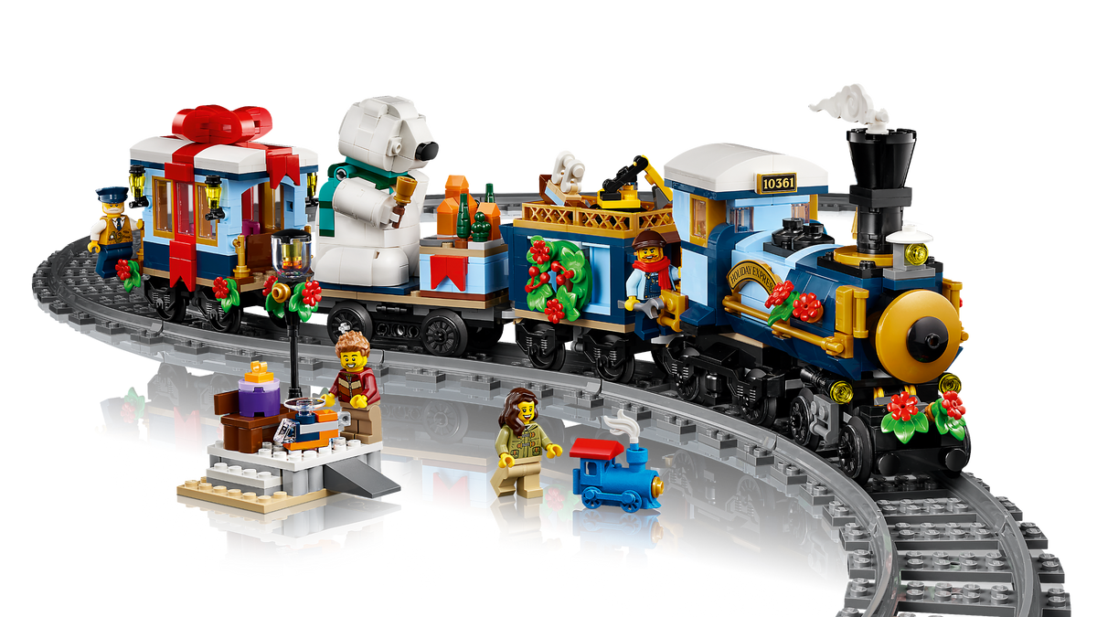 LEGO Holiday Express Train building set 956 pieces, imported from the UK