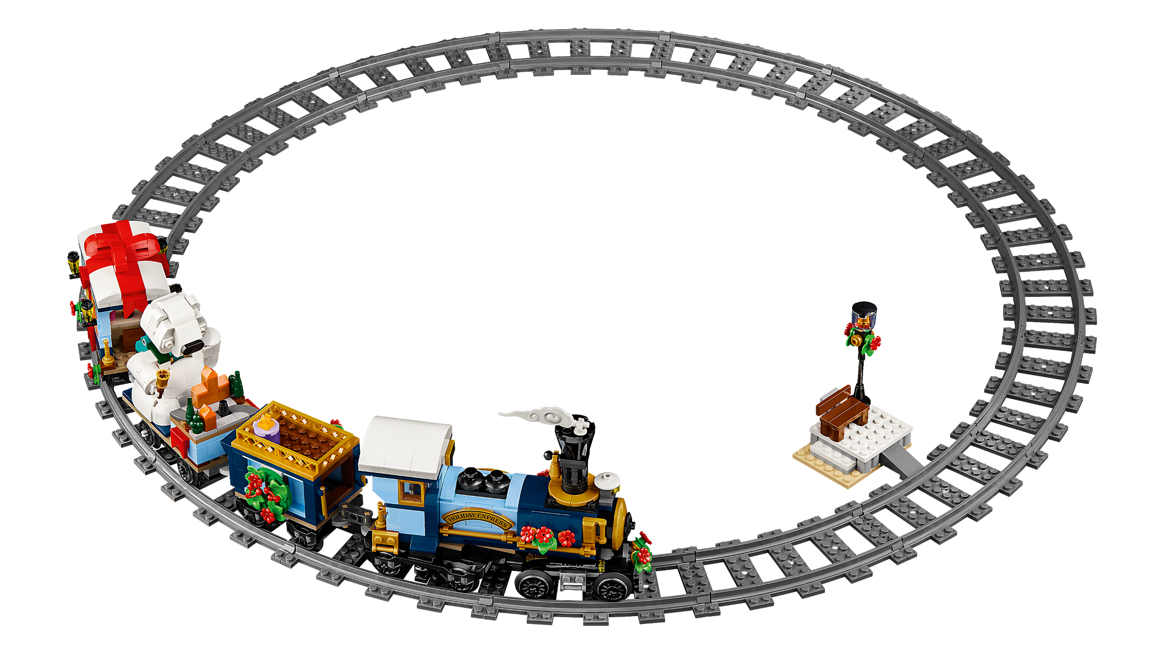 LEGO Holiday Express Train building set 956 pieces, imported from the UK