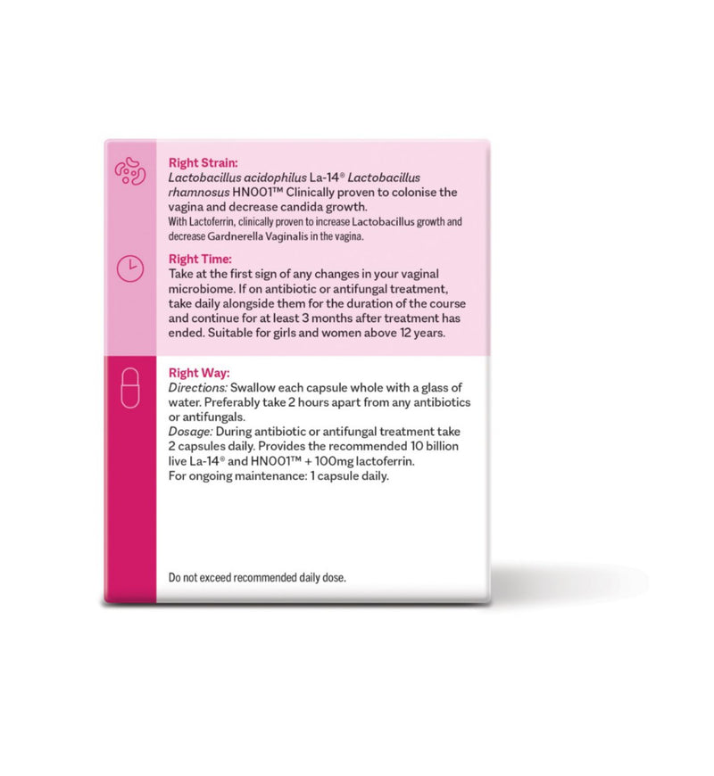 SMART STRAINS probiotic for vaginal microbiome 30 capsules (British brand)