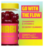 HABI Go with Flow Cranberry & Vitamin C gummies 60s, UK version