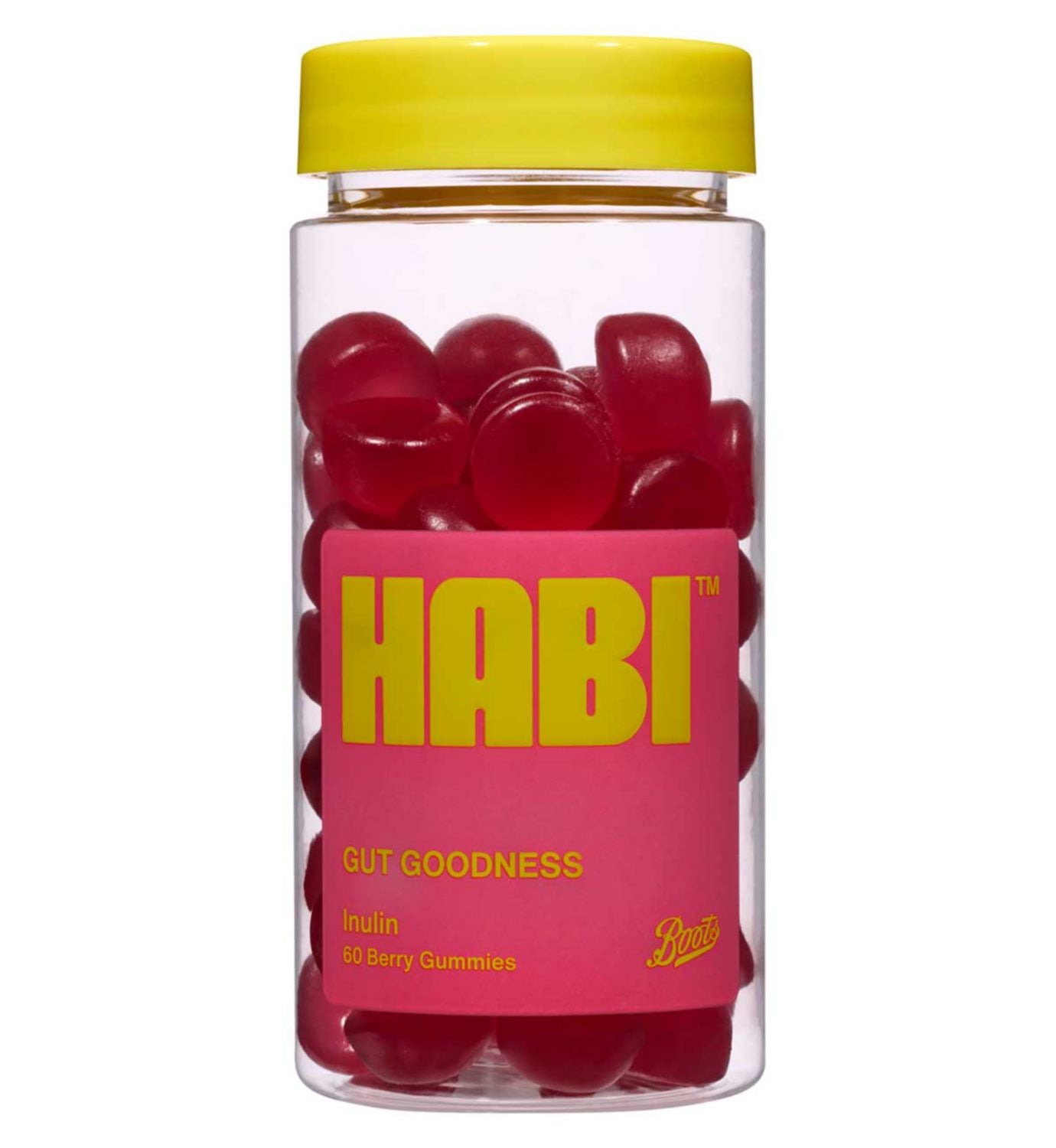 HABI inulin gummies berry flavour 60s - British product