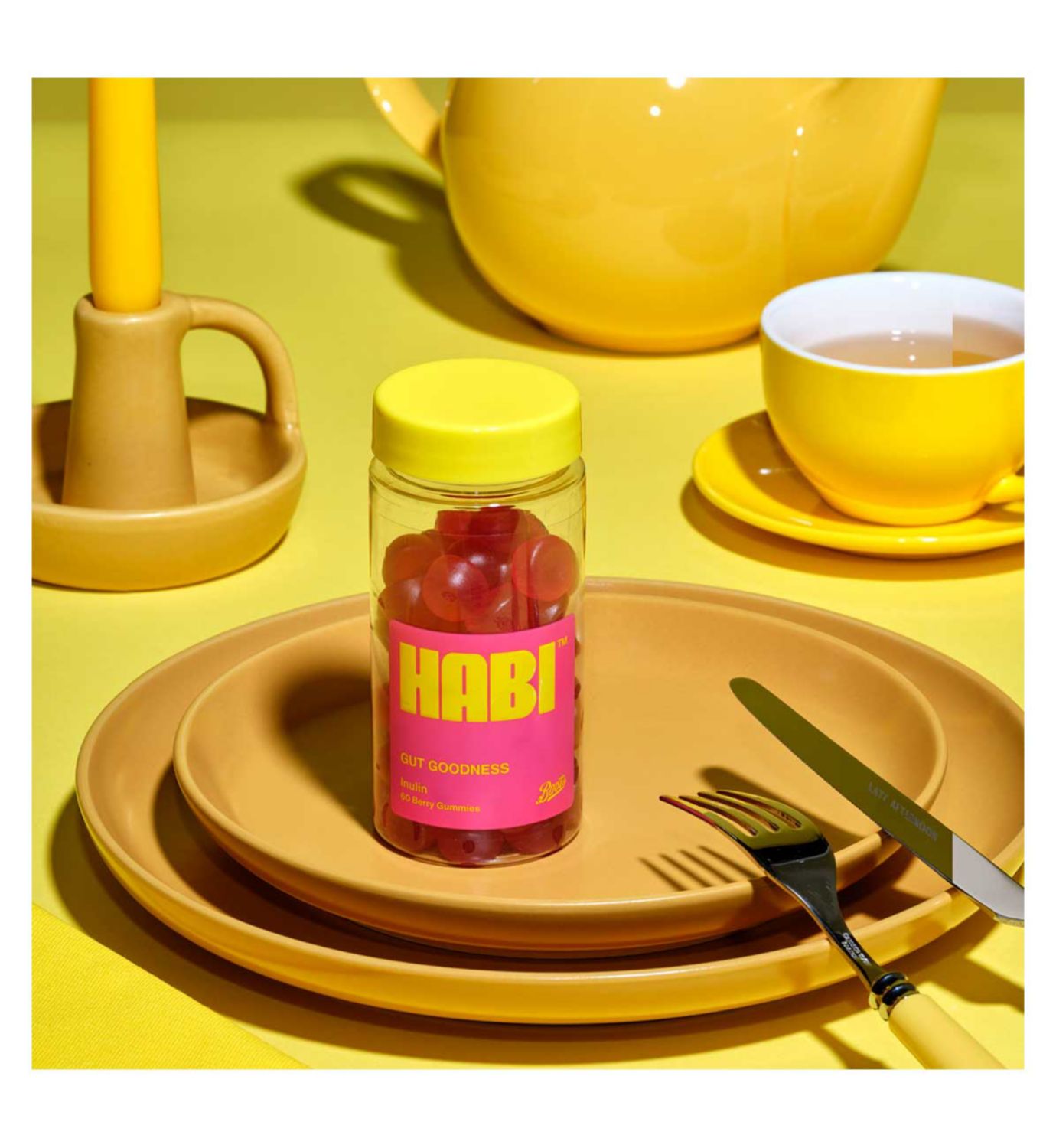 HABI inulin gummies berry flavour 60s - British product