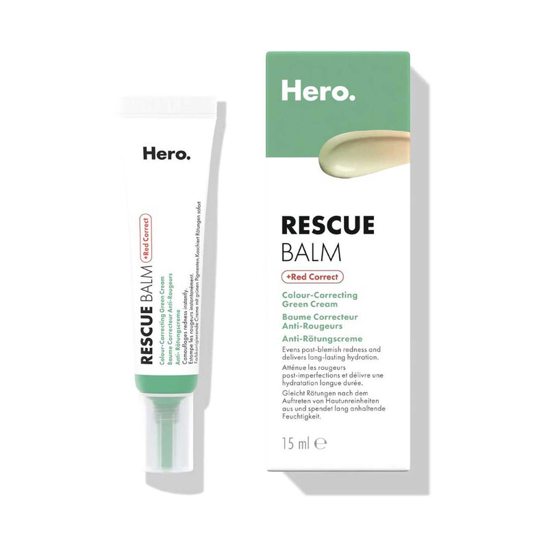 Hero Rescue Balm Red Corrector 15ml, imported from the UK