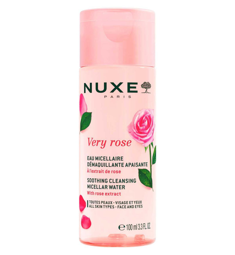 NUXE My Pink Crush travel set with 4 skincare products, UK version