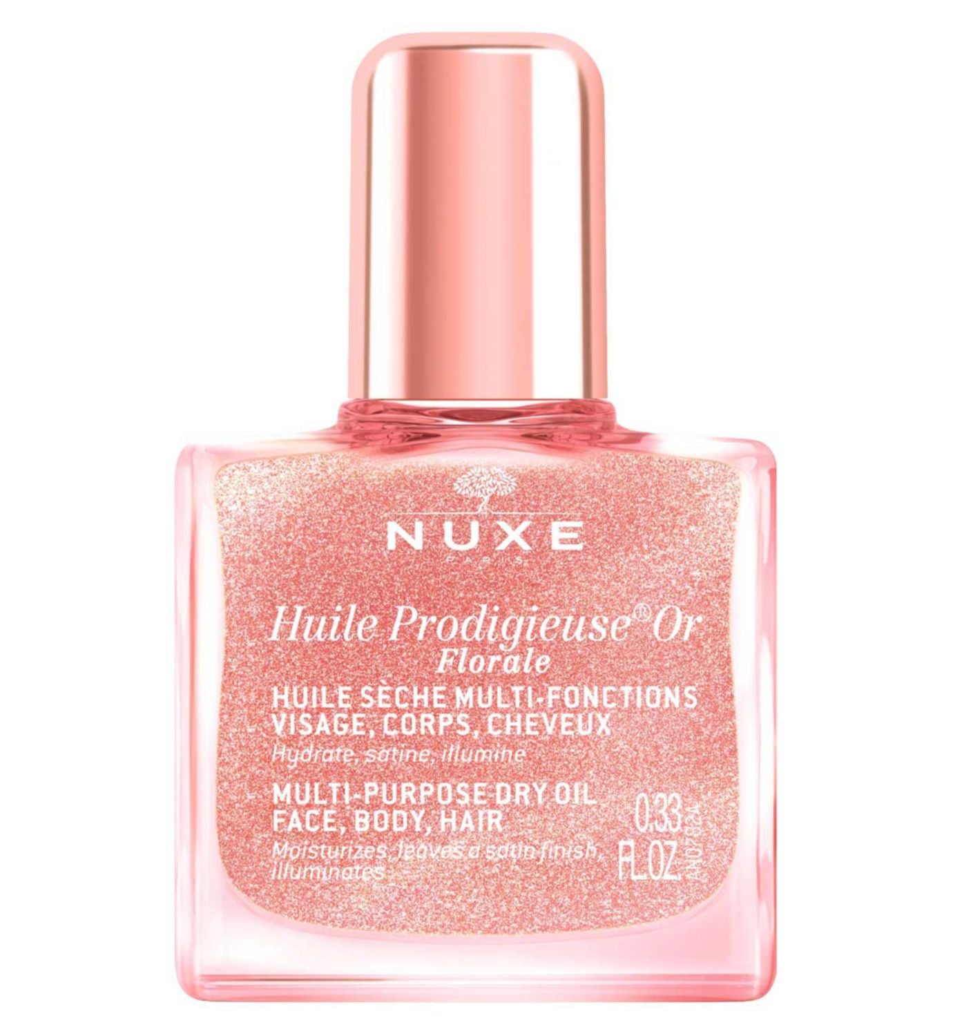 NUXE My Pink Crush travel set with 4 skincare products, UK version