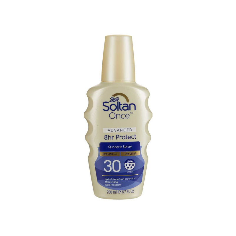 Soltan Once Advanced sun spray SPF30 200ml (British brand)