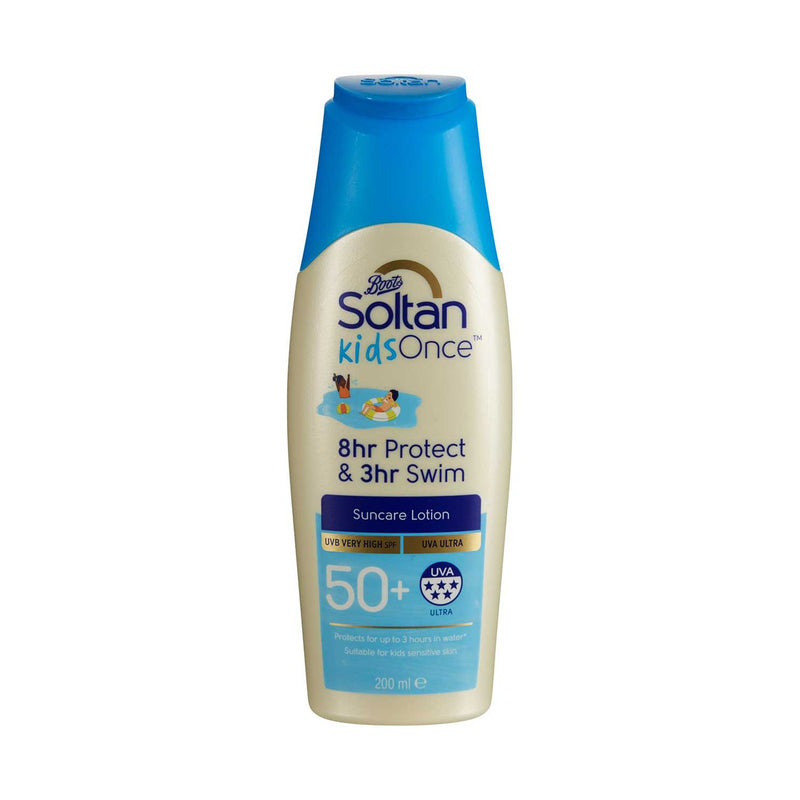 Soltan Kids sun lotion SPF50+ 200ml, imported from the UK