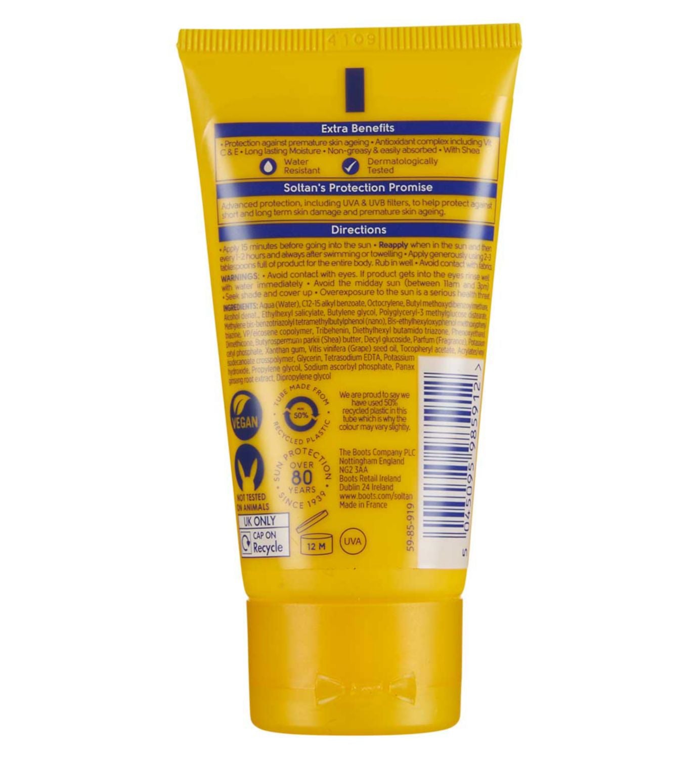 Soltan suncare lotion SPF50+ 50ml (British brand)