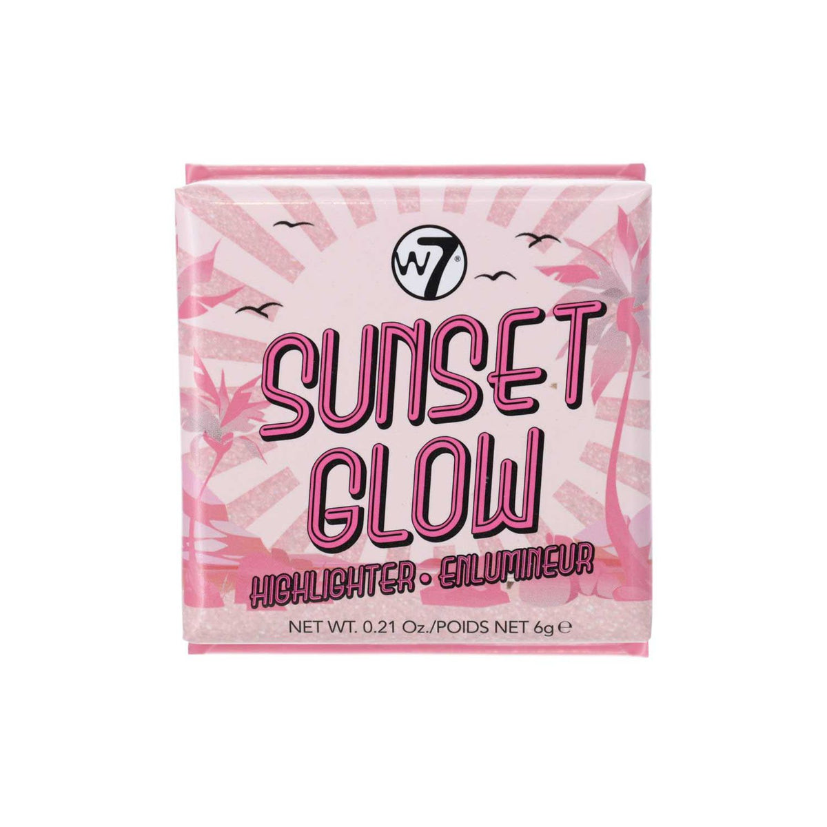 W7 Sunset Glow highlighter 6g (British brand)